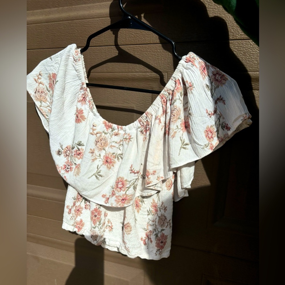 floral crop top